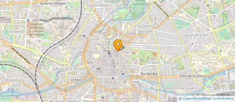 localisation de l'entreprise PATRIMOINE CONSEIL à RENNES