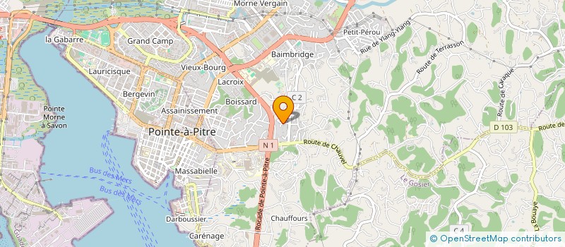 localisation de l'entreprise PATRIMOINE CONSEILS FINANCES à LES ABYMES