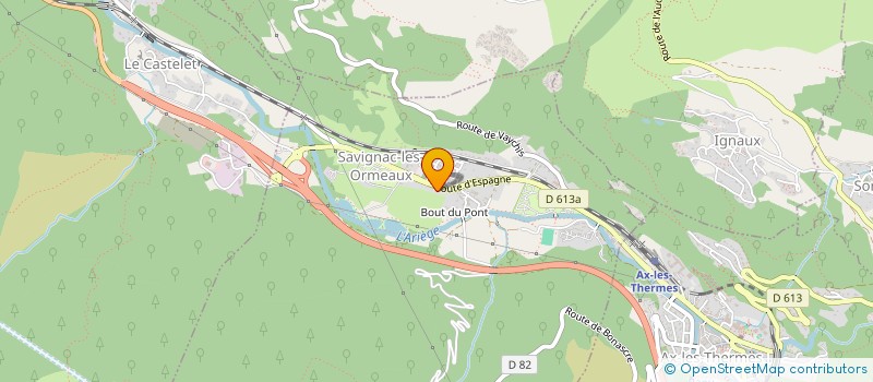 localisation de l'entreprise PATRIMOINE, CULTURE ET HISTOIRE DE PRADES (ARIEGE) à PRADES