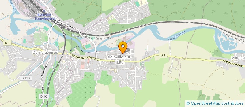 localisation de l'entreprise PATRIMOINE DE BLAINVILLE SUR L'EAU  BLAINVILLE-SUR-L'EAU