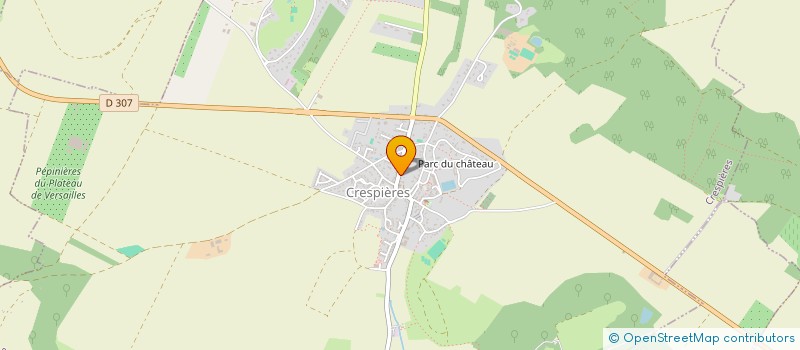 localisation de l'entreprise PATRIMOINE DE CRESPIERES ET SES ALENTOURS  CRESPIERES