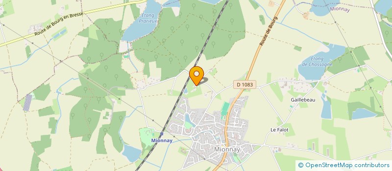 localisation de l'entreprise PATRIMOINE DE L'AIN  MIONNAY