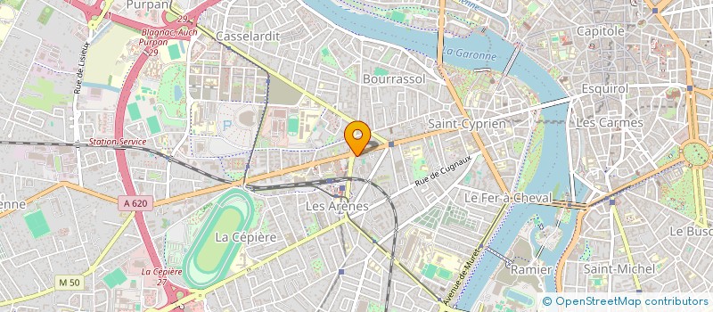 localisation de l'entreprise PATRIMOINE ET ASSOCIES à TOULOUSE