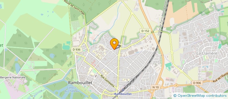 localisation de l'entreprise PATRIMOINE ET AVENIR DE RAMBOUILLET ET DE SA REGION PARR à RAMBOUILLET