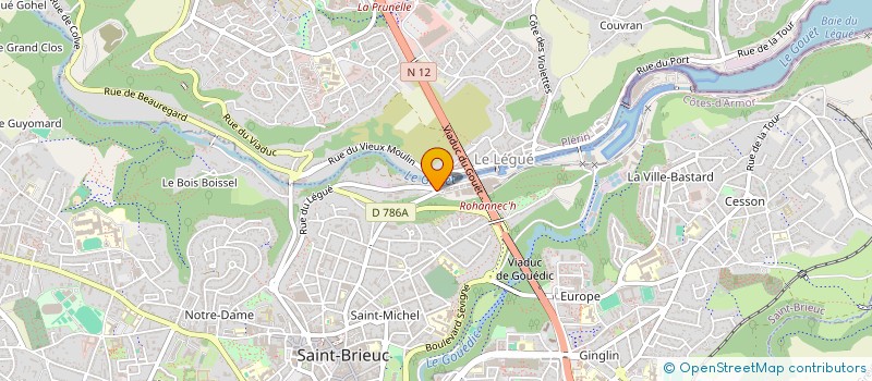 localisation de l'entreprise PATRIMOINE ET DECOUVERTES EN PAYS DE SAINT-BRIEUC à SAINT-BRIEUC