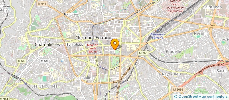 localisation de l'entreprise PATRIMOINE ET DEVELOPPEMENT à CLERMONT-FERRAND