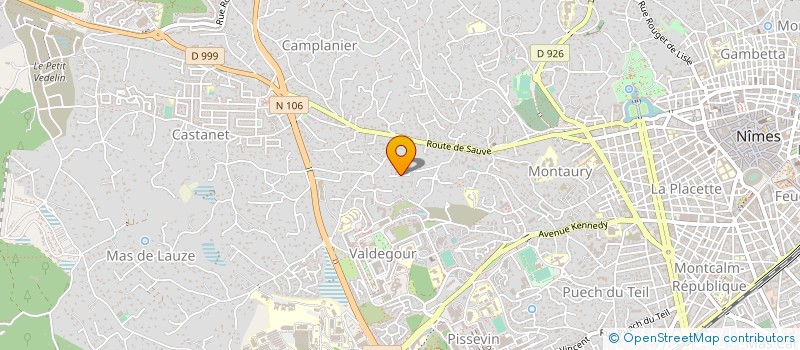 localisation de l'entreprise PATRIMOINE ET GESTION  NIMES