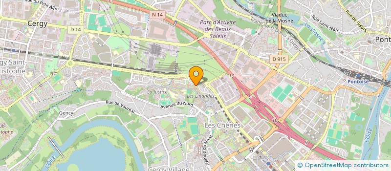 localisation de l'entreprise PATRIMOINE ET GESTION  CERGY