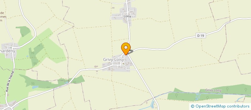 localisation de l'entreprise PATRIMOINE ET MEMOIRE DE GRIVY LOISY  GRIVY-LOISY