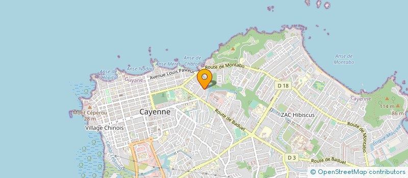 localisation de l'entreprise PATRIMOINE EXPERTISE à CAYENNE