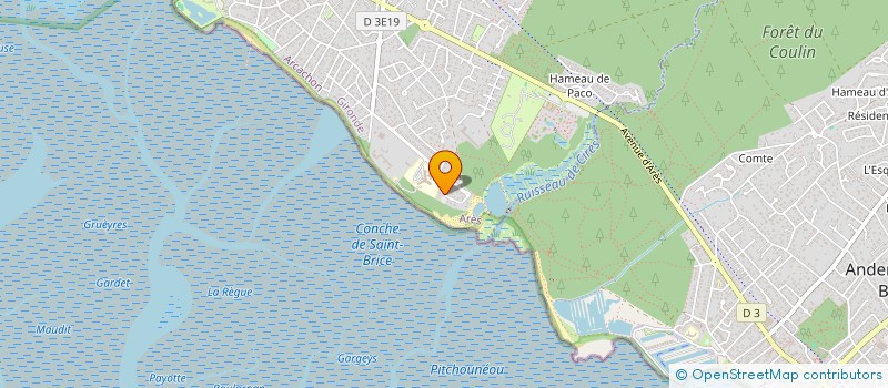 localisation de l'entreprise PATRIMOINE - EXPERTISE, CONSEIL ET ASSISTANCE  ARES