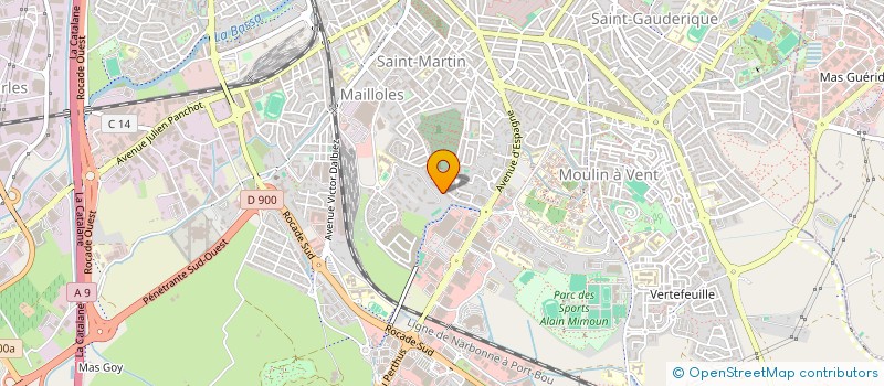 localisation de l'entreprise PATRIMOINE FAMILIAL PAGES  PERPIGNAN