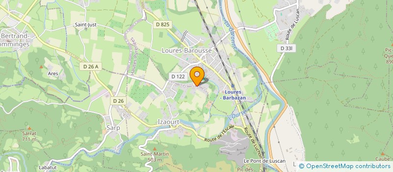 localisation de l'entreprise PATRIMOINE FAMILY  IZAOURT