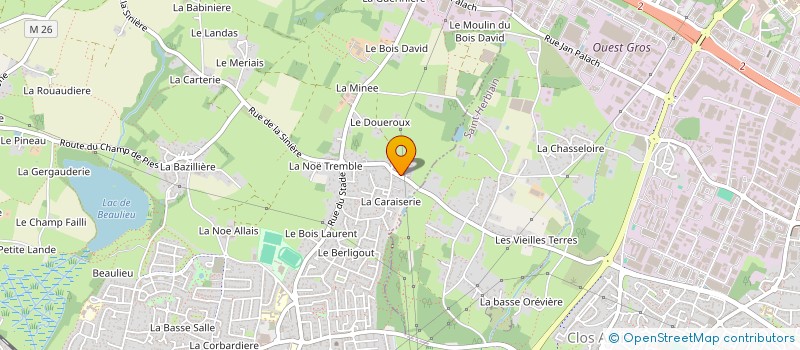localisation de l'entreprise PATRIMOINE FERNANDES à COUERON
