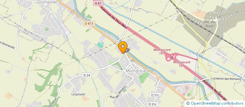 localisation de l'entreprise PATRIMOINE FOREST  MONTGISCARD