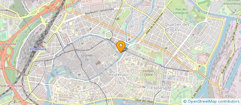 localisation de l'entreprise PATRIMOINE FORMATION à STRASBOURG