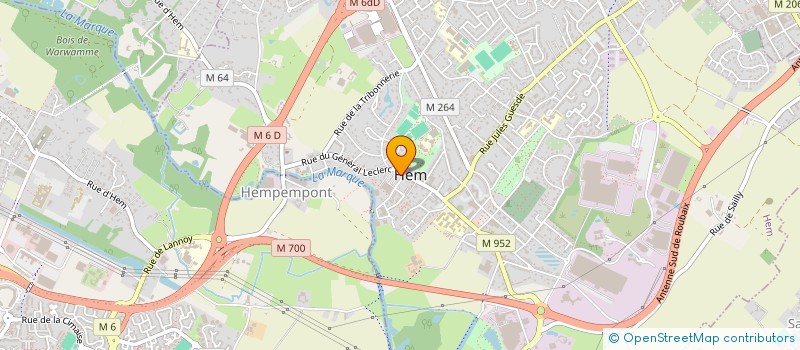 localisation de l'entreprise PATRIMOINE GESTION  HEM