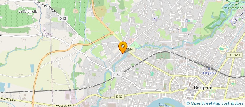 localisation de l'entreprise PATRIMOINE GESTION'AIRE à BERGERAC