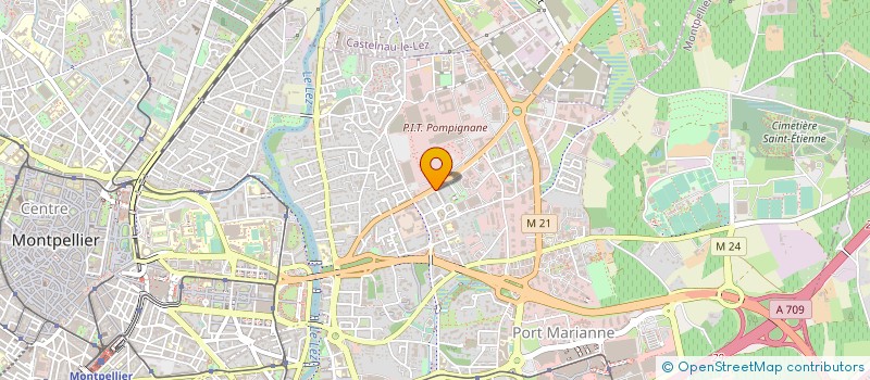 localisation de l'entreprise PATRIMOINE HABITAT à MONTPELLIER