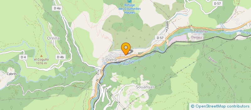 localisation de l'entreprise PATRIMOINE HISTOIRE ET ART ROMAN EN CONFLENT  OLETTE