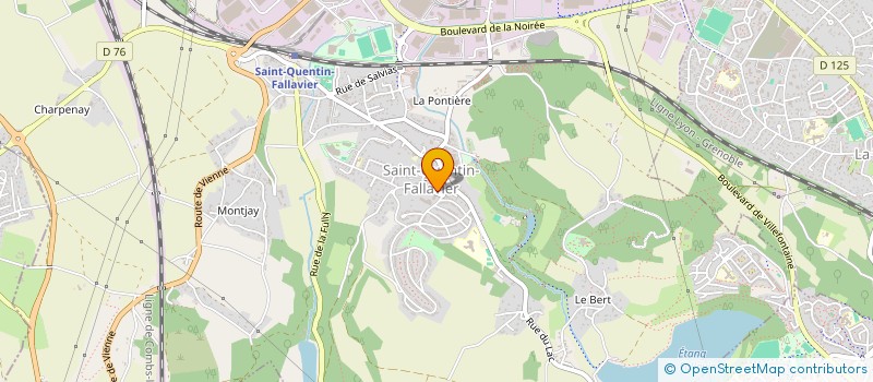 localisation de l'entreprise PATRIMOINE HISTORIQUE DE SAINT QUENTIN FALLAVIER  SAINT-QUENTIN-FALLAVIER