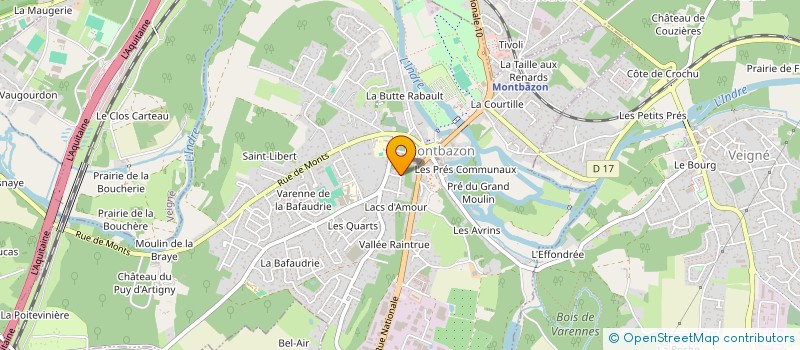 localisation de l'entreprise PATRIMOINE-IMMO  MONTBAZON