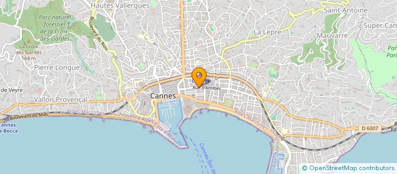 localisation de l'entreprise PATRIMOINE IMMO CONSEIL à CANNES
