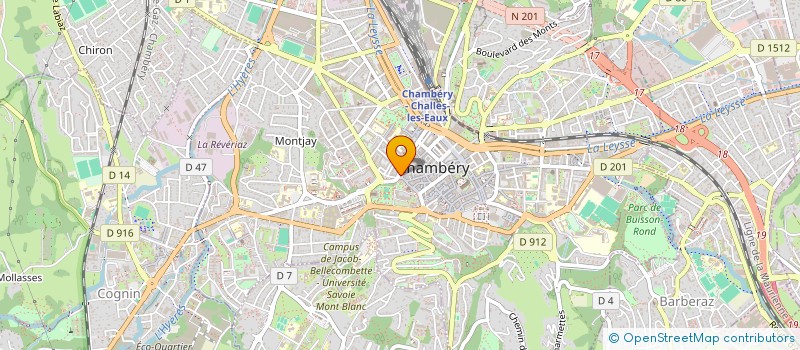 localisation de l'entreprise PATRIMOINE IMMOBILIER à CHAMBERY