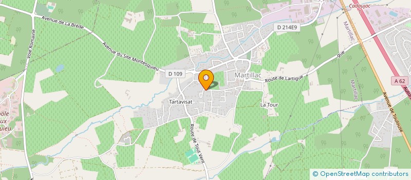 localisation de l'entreprise PATRIMOINE IMMOBILIER AQUITAINE à MARTILLAC