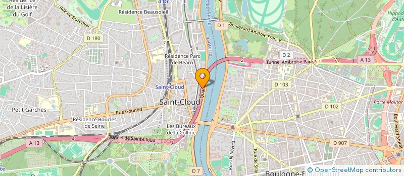 localisation de l'entreprise PATRIMOINE IMMOBILIER CONSEIL à SAINT CLOUD