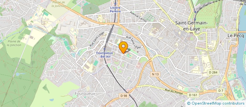 localisation de l'entreprise PATRIMOINE INDIVIS LE VILLAGE  SAINT-GERMAIN-EN-LAYE