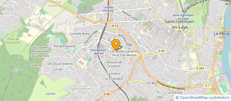 localisation de l'entreprise PATRIMOINE INDIVIS VANVES  SAINT-GERMAIN-EN-LAYE