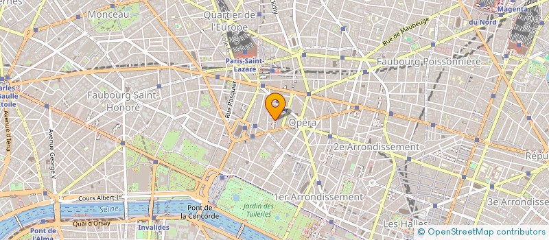 localisation de l'entreprise PATRIMOINE INVEST  PARIS