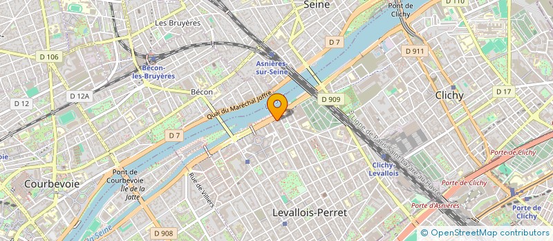 localisation de l'entreprise PATRIMOINE INVEST COURTAGE à LEVALLOIS-PERRET