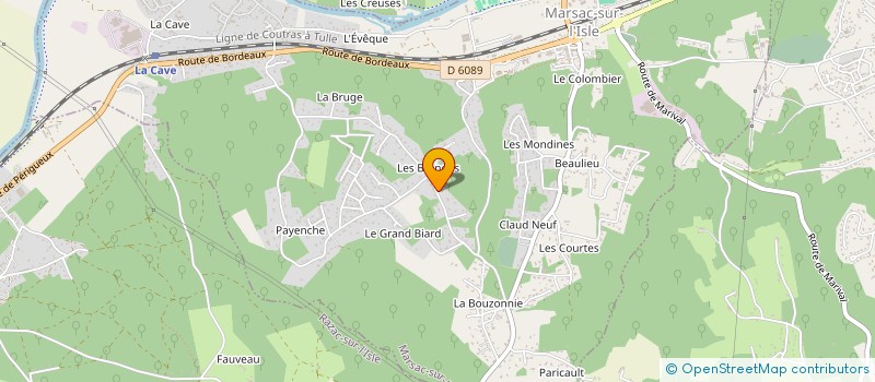 localisation de l'entreprise PATRIMOINE INVESTISSEMENT  MARSAC-SUR-L'ISLE