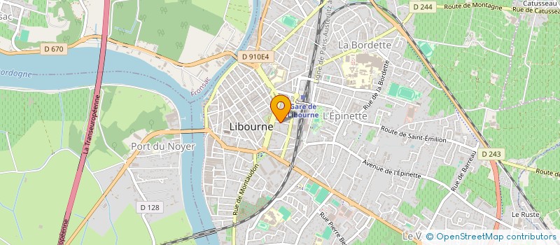 localisation de l'entreprise PATRIMOINE LCD à LIBOURNE