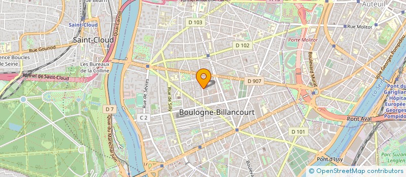 localisation de l'entreprise PATRIMOINE LICENCES à BOULOGNE-BILLANCOURT