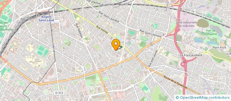 localisation de l'entreprise PATRIMOINE MANAGEMENT CONSULTANT-PMC à ANGERS