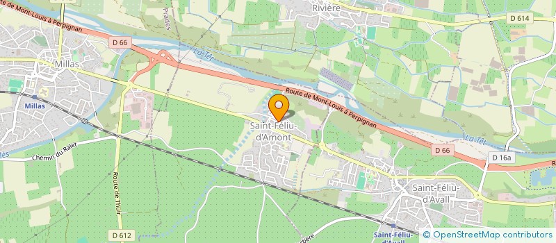 localisation de l'entreprise PATRIMOINE OCCITAN  SAINT-FELIU-D'AMONT