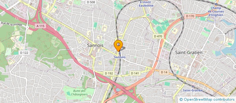 localisation de l'entreprise PATRIMOINE PERFORMANCE à SANNOIS