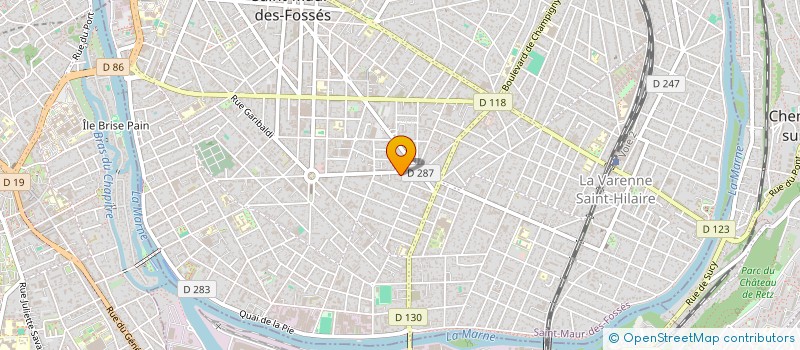 localisation de l'entreprise PATRIMOINE PRESTIGE IMMOBILIER à SAINT-MAUR-DES-FOSSES