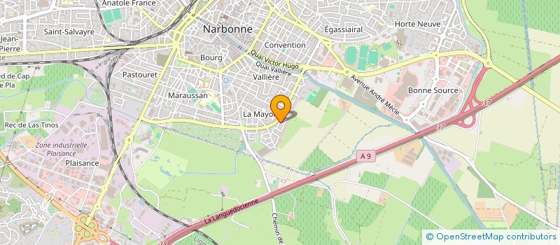 localisation de l'entreprise PATRIMOINE PROMOTION INVESTISSEMENTS à NARBONNE