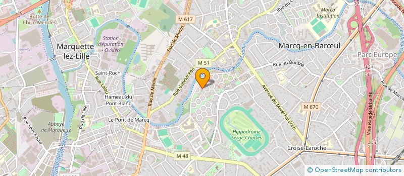 localisation de l'entreprise PATRIMOINE QR à MARCQ-EN-BARŒUL