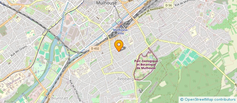 localisation de l'entreprise PATRIMOINE REBBERG MULHOUSE  MULHOUSE