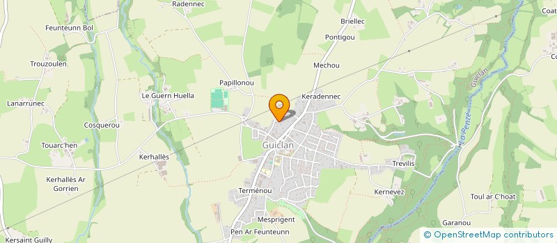 localisation de l'entreprise PATRIMOINE RELIGIEUX DE PLEYBER CHRIST  PLEYBER-CHRIST