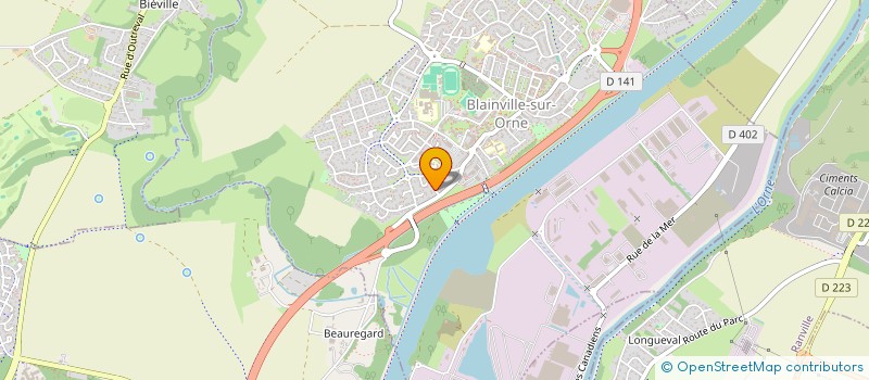 localisation de l'entreprise PATRIMOINE RENOV HABITAT à BLAINVILLE-SUR-ORNE