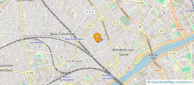 localisation de l'entreprise PATRIMOINE RENOVATION IMMOBILIER  ASNIERES-SUR-SEINE