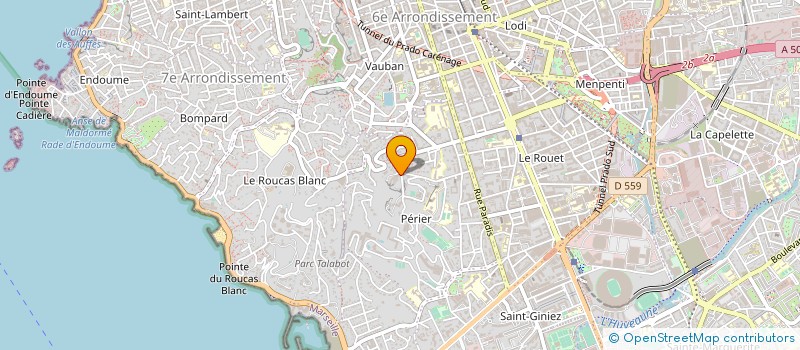 localisation de l'entreprise PATRIMOINE SA à MARSEILLE