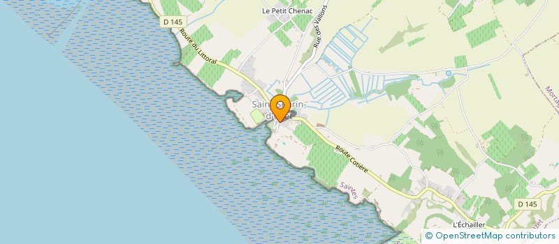 localisation de l'entreprise PATRIMOINE ST SEURIN D'UZET (COMMUNE DE CHENAC ST SEURIN D'UZET)  CHENAC-SAINT-SEURIN-D'UZET