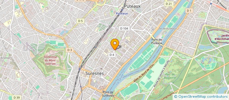 localisation de l'entreprise PATRIMOINE VALUE à SURESNES